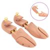 vidaXL Estirador de zapatos con calzador EU 40-41 madera maciza cedro