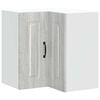 vidaXL Armario de cocina de esquina de pared Kalmar gris sonoma