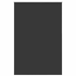 vidaXL Estor Enrollable Opaco negro 155x230 cm Tela Ancho 151,6 cm