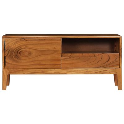 vidaXL Mueble de TV de madera maciza de acacia 88x30x40 cm
