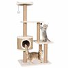 vidaXL &Aacute;rbol para gatos con poste rascador 123 cm hierba marina