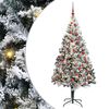 vidaXL &Aacute;rbol de Navidad artificial 180 cm PVC y Acero y Pl&aacute;stico