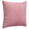 vidaXL Cojines de sof&aacute; 2 pcs Rosa 50 x 50 cm Tela de pana