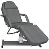 vidaXL Camilla de masaje gris 180x62x(87-112) cm