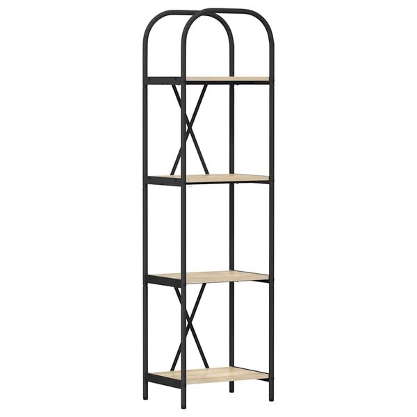 vidaXL Estante de libros Roble Sonoma 40 x 30 x 146 cm