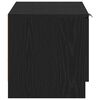 vidaXL Gabinete de TV Roble Negro 80 x 35 x 36,5 cm