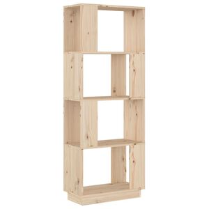 vidaXL Estanter&iacute;a/divisor de espacios madera maciza pino 51x25x132 cm