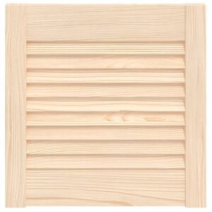 vidaXL Puerta de armario de lamas madera de pino maciza 39,5x39,4 cm