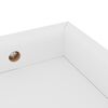 vidaXL Estantes de pared Loggia 2 uds blanco MDF 40x15x4 cm