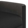 vidaXL Sill&oacute;n reclinable el&eacute;ctrico de tela negro