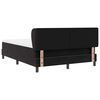 vidaXL Cama tipo Box Spring con colch&oacute;n Negro 140 x 200 cm Terciopelo