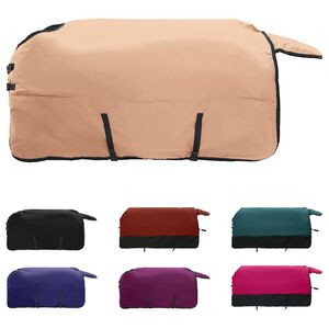 vidaXL Manta para Caballo Capuchino 125 cm Poli&eacute;ster