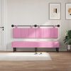 vidaXL Cabecera Colgante Montaje en la pared Rosa 170 x 55 x 5 cm tela