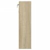 vidaXL Vitrina de madera de ingenier&iacute;a roble Sonoma 100x15x58 cm