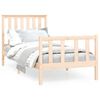vidaXL Estructura de cama sin colch&oacute;n madera maciza de pino 100x200 cm