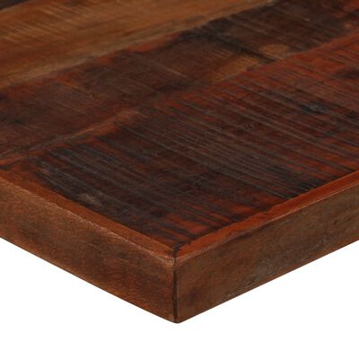 vidaXL Juego de mesa alta y taburetes 3 piezas madera maciza reciclada