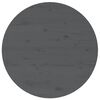 vidaXL Mesa de centro de madera maciza de pino gris Ø 55x45 cm