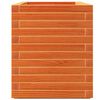 vidaXL Jardinera madera maciza de pino marr&oacute;n cera 90x40x49,5 cm