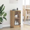 vidaXL Vitrina Roble artisan 35 x 37 x 76 cm Madera contrachapada