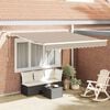 vidaXL Toldo Retr&aacute;ctil Beige 300 x 250 cm Poli&eacute;ster y metal