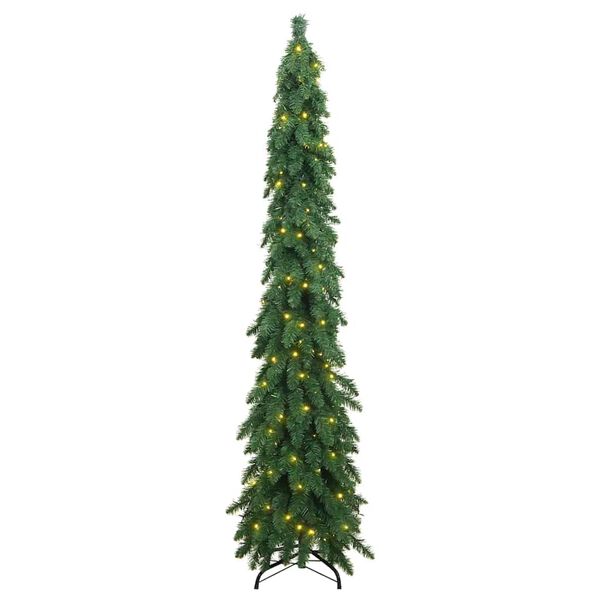 vidaXL &Aacute;rbol de Navidad artificial iluminado con 100 LEDs 180 cm