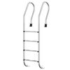 vidaXL Escalera para piscina acero inoxidable 304 54x38x184,5 cm