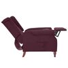 vidaXL Sill&oacute;n reclinable de tela morado