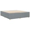 vidaXL Cama sin colch&oacute;n tela gris claro 180x200 cm