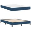 vidaXL Cama tipo Box Spring con colch&oacute;n Azul 140 x 200 cm tela