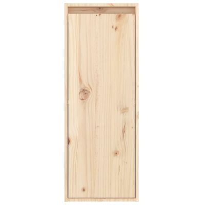 vidaXL Armario de pared de madera maciza de pino 30x30x80 cm