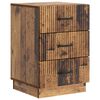 vidaXL Armario de Noche con caj&oacute;n Madera envejecida 43 x 41 x 63,5 cm