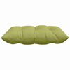 vidaXL Cojines para asiento 2 pcs Verde claro 40 x 40 x 6 cm tela