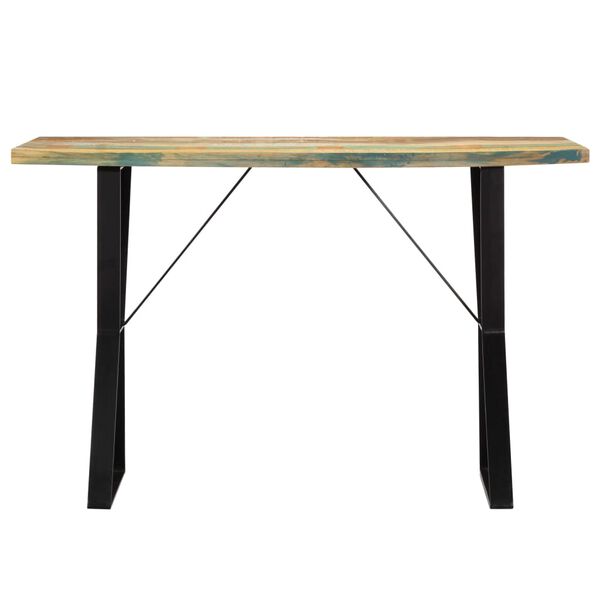 vidaXL Mesa de comedor madera maciza reciclada 120x60x76 cm