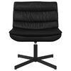 vidaXL Silla giratoria Negro 63 x 75 x 76 cm PU