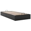 vidaXL Estructura de cama otomana sin colch&oacute;n negro 100x200 cm
