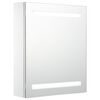 vidaXL Mueble de ba&ntilde;o con espejo LED 50x13,5x60 cm