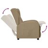 vidaXL Sill&oacute;n orejero elevable de cuero sint&eacute;tico capuchino