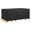 vidaXL Funda para muebles Liso Negro 240 x 140 x 90 cm 210D