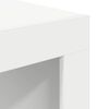 vidaXL Mesa de centro madera contrachapada blanco 50x50x35 cm