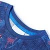 Camiseta infantil azul oscuro m&eacute;lange 104