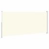 vidaXL Toldo lateral retr&aacute;ctil para patio crema 220x500 cm