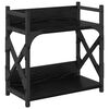 vidaXL Soporte para Impresora Roble Negro 40 x 20 x 40 cm