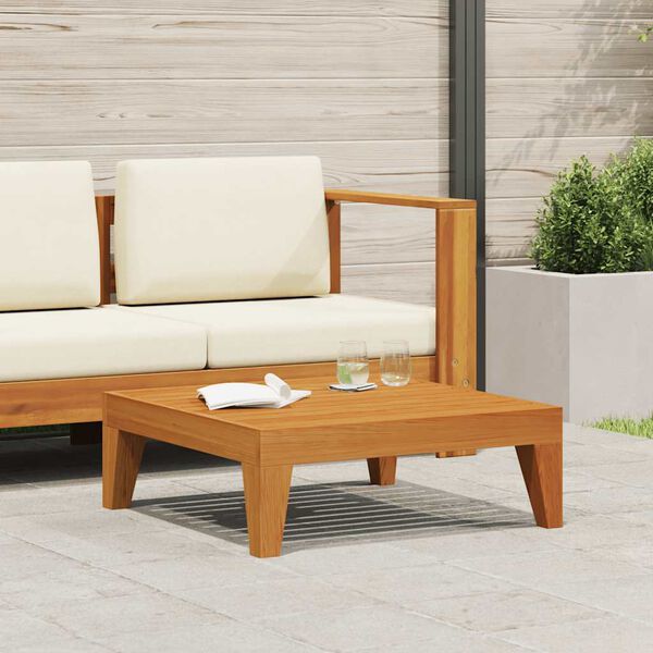 vidaXL Mesa de jardín madera maciza de acacia 68,5x68,5x24 cm