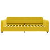 vidaXL Sof&aacute; cama nido terciopelo amarillo 90x200 cm