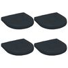 vidaXL Cojines de Asiento de 4 Piezas 4 uds. 100% Poli&eacute;ster