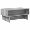 vidaXL Mesa de Caf&eacute; Gris Sonoma 80 x 46 x 35 cm Madera de ingenier&iacute;a