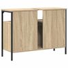vidaXL Gabinete de Lavabo para Baño con puerta Marrón 80 x 30 x 60 cm