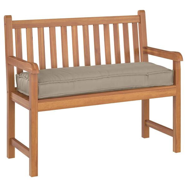 vidaXL Coj&iacute;n Taup&eacute; 120 x 40 x 8 cm Tela Oxford