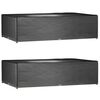 vidaXL Fundas muebles jard&iacute;n 2 uds 16 ojales rectangular 325x205x90 cm