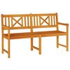 vidaXL Banco de exterior 150 x 56 x 90 cm Madera de Acacia S&oacute;lida